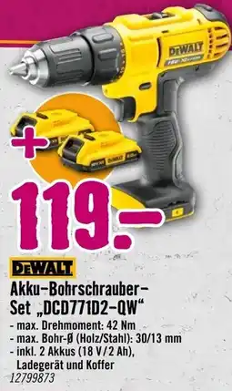 Hornbach DeWalt Akku-Bohrschrauber-Set Angebot