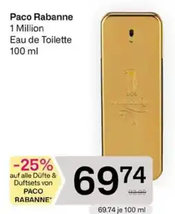 Bipa Paco Rabanne 1 Million Eau de Toilette Angebot