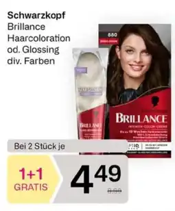 Bipa Schwarzkopf Brillance Haarcoloration Angebot