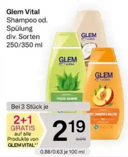 Bipa Glem Vital Shampoo od. Spülung Angebot