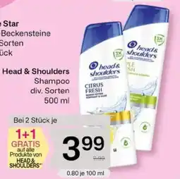Bipa Head & Shoulders Shampoo Angebot