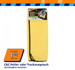 Action C&C Polier- oder Trocknungstuch Angebot