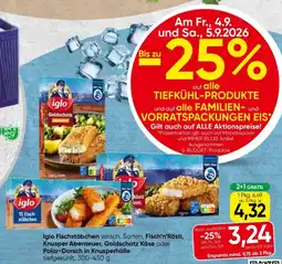 Eurospar iglo Fischstäbchen Angebot