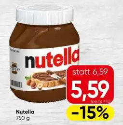 Eurospar Nutella Angebot