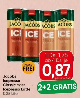 Jacobs Icepresso Classic oder Icepresso Latte