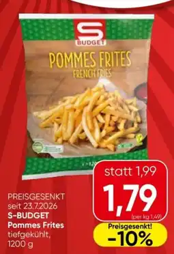 Eurospar S-Budget Pommes Frites Angebot