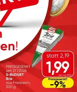 Eurospar S-Budget Brie Angebot