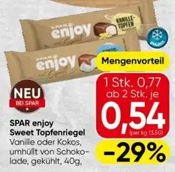 Eurospar SPAR enjoy Sweet Topfenriegel Angebot