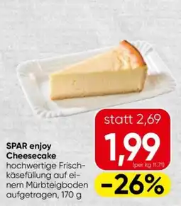 Eurospar SPAR enjoy Cheesecake Angebot