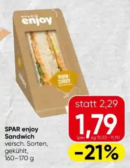 Eurospar SPAR enjoy Sandwich Angebot