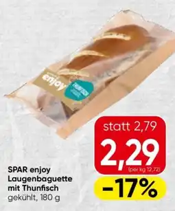 Eurospar SPAR enjoy Laugenbaguette mit Thunfisch Angebot