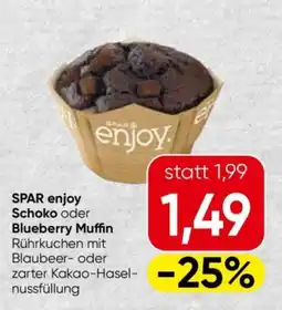 Eurospar SPAR enjoy Schoko oder Blueberry Muffin Angebot