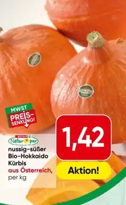 Eurospar SPAR Natur pur nussig-süßer Bio-Hokkaido Kürbis Angebot