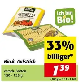 Kastner Bio.k. Aufstrich Angebot