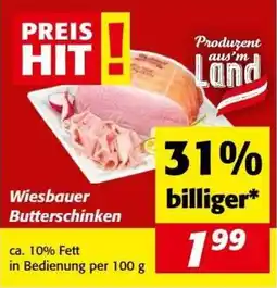 Kastner Wiesbauer Butterschinken Angebot