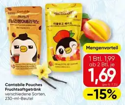 Spar Cantabile Pouches Fruchtsaftgetränk Angebot