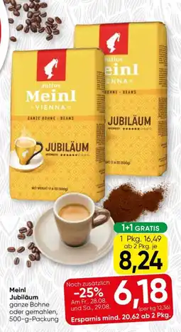 Spar Meinl Jubiläum Angebot