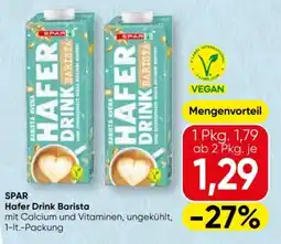 Spar SPAR Hafer Drink Barista Angebot