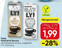 Spar Oatly Haferdrink Barista Angebot