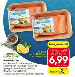Spar Bio-Lachsfilet Natur Angebot