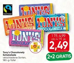Spar Tony's Chocolonly Schokolade Angebot
