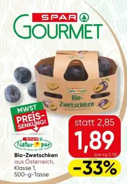 Spar Bio-Zwetschken Angebot