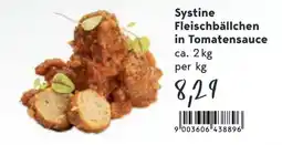 Eurogast Grissemann Systine Fleischbällchen in Tomatensauce Angebot