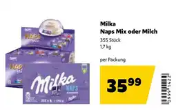 Eurogast Grissemann Milka Naps Mix oder Milch Angebot