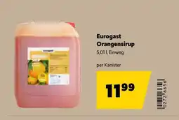 Eurogast Grissemann Eurogast Orangensirup Angebot