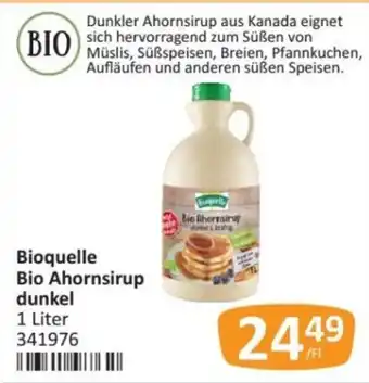 Kastner Bioquelle Bio Ahornsirup dunkel Angebot