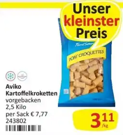 Kastner Aviko Kartoffelkroketten vorgebacken Angebot
