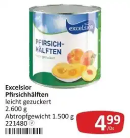 Kastner Excelsior Pfirsichhälften leicht gezuckert Angebot