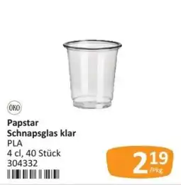 Kastner Papstar Schnapsglas klar Angebot