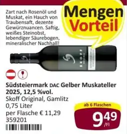 Kastner Südsteiermark DAC Gelber Muskateller Angebot