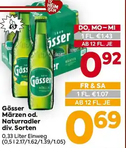 Billa Gösser Märzen Angebot