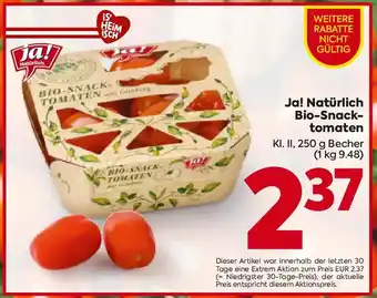 Ja! Natürlich Bio-Snack-tomaten
