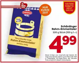 Billa Schärdinger Rahm-Emmentaler Angebot