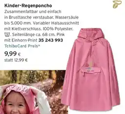 Tchibo Eduscho Kinder-Regenponcho Angebot