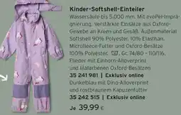 Tchibo Eduscho Kinder-Softshell-Einteiler Angebot