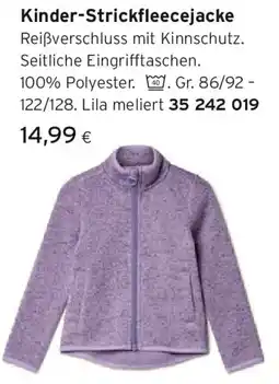 Tchibo Eduscho Kinder-Strickfleecejacke Angebot