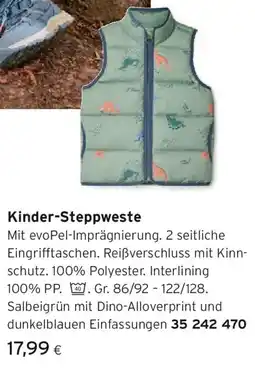 Tchibo Eduscho Kinder-Steppweste Angebot