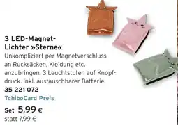 Tchibo Eduscho 3 LED-Magnet-Lichter »Sterne« Angebot
