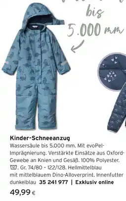 Tchibo Eduscho Kinder-Schneeanzug Angebot
