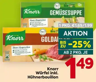 Knorr Würfel inkl. Hühnerbouillon