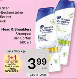 Bipa Head & Shoulders Shampoo Angebot