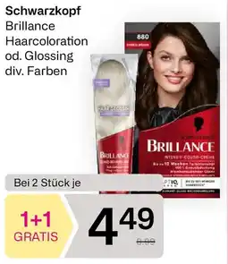 Bipa Schwarzkopf Brillance Haarcoloration Angebot