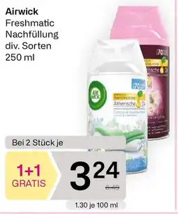 Bipa Airwick Freshmatic Nachfüllung Angebot