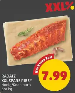 PENNY Radatz XXL Spare Ribs Angebot