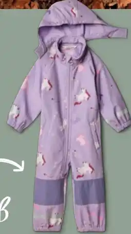 Tchibo Eduscho Kinder-Softshell-Einteiler Einhorn Angebot