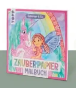 Tchibo Eduscho Zauberpapier-Malbuch Einhörner & Co Angebot